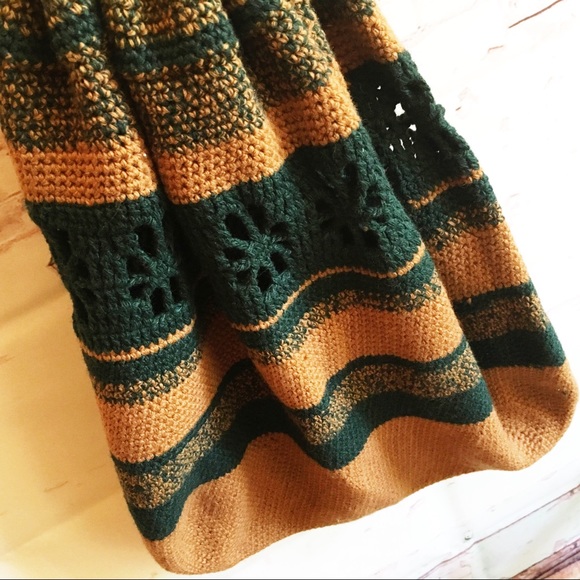 ❤️HP❤️Bohemian Green/Brown Hand Crocheted Bag NWOT - Picture 6 of 8